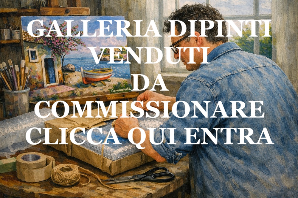 quadri di paesaggi e marine dipinti ad olio su commissione